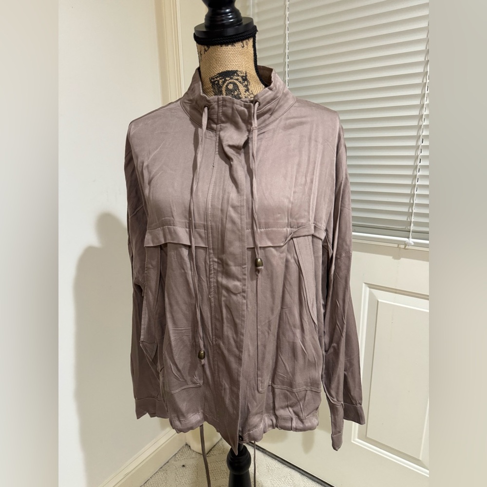 Thread & Supply taupe  Utility Jacket size Medium